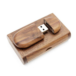 Clé USB 128 personnalisée avec Logo en bois