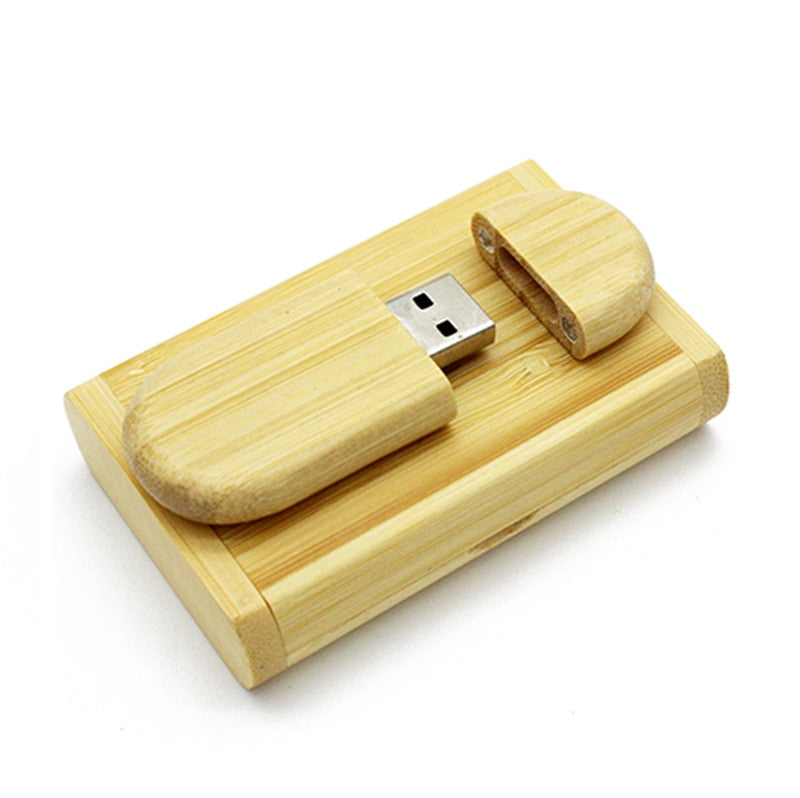Clé USB 128 personnalisée avec Logo en bois